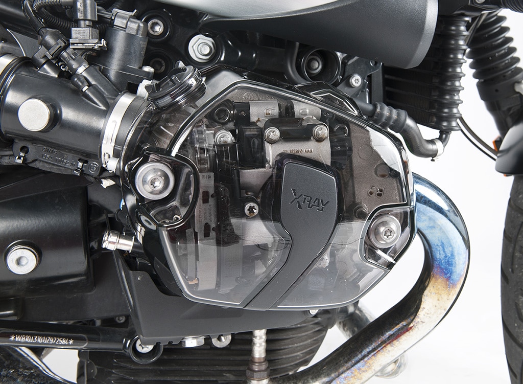 Clear cam cover set for Bmw R nineT boxer engines | xrayproject.com