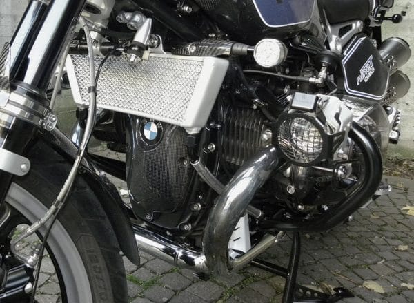 XRay Big Oil Cooler Kit for BMW R nineT Family - silver - Right side view
