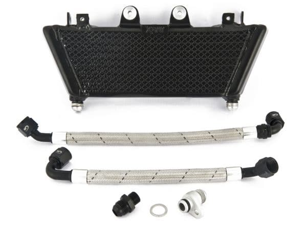 XRay Black Big Oil Cooler Kit for BMW R nineT Family - black - unboxed view