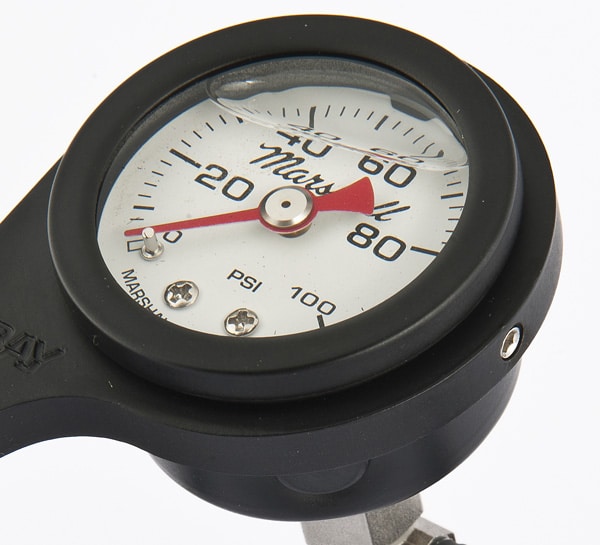 Oil pressure gauge kit white dial