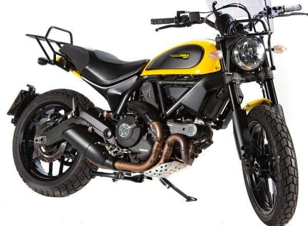 XRay Central Stand for Ducati Scrambler and Ducati Monster 797 - side view / closed
